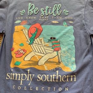 Purple simply southern tee!